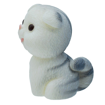 Gift To Love | Miniature Model Cat | Color : Grey | Pcs : 3 Pcs | Code : MMA64