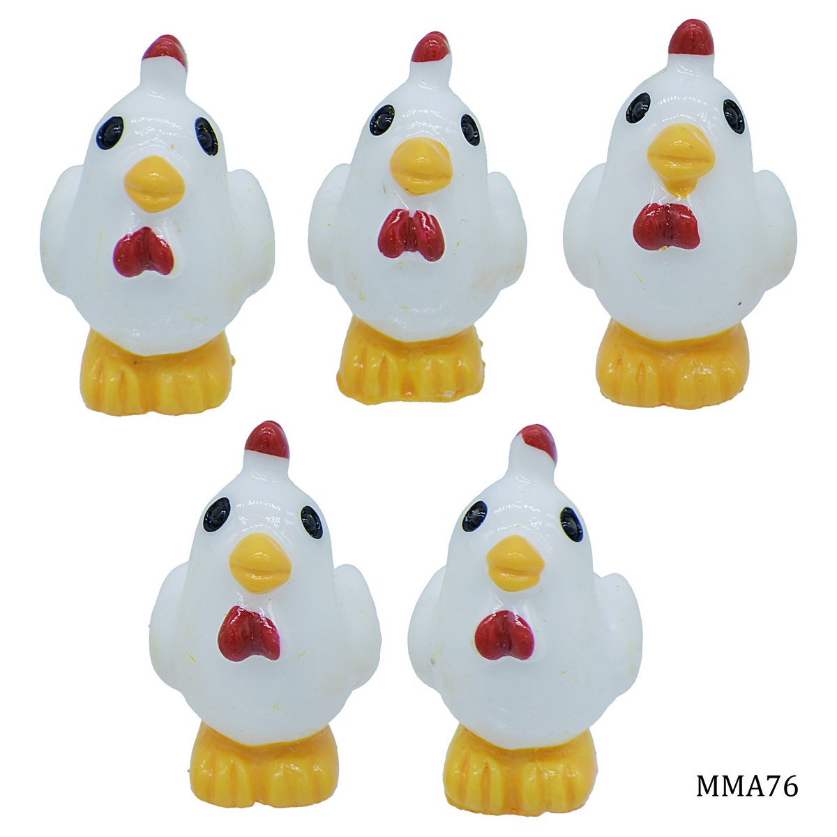 Gift To Love | Miniature Model Chicken | Pcs : 5 Pcs | Code : MMA76
