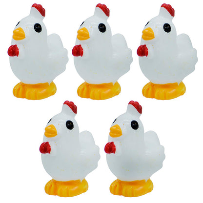 Gift To Love | Miniature Model Chicken | Pcs : 5 Pcs | Code : MMA76