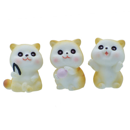 Gift To Love | Miniature Model Cat | Pcs : 3 Pcs | Code : MMA83