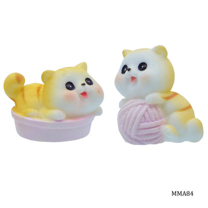 Gift To Love | Miniature Model Cat | Pcs : 2 Pcs | Code : MMA84