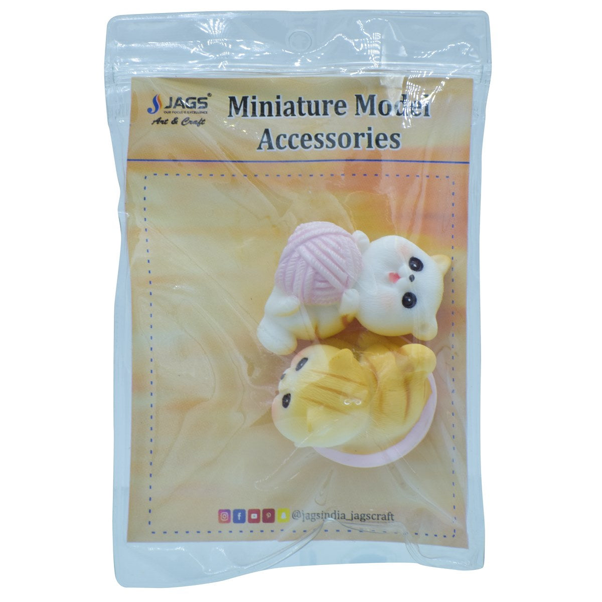 Gift To Love | Miniature Model Cat | Pcs : 2 Pcs | Code : MMA84