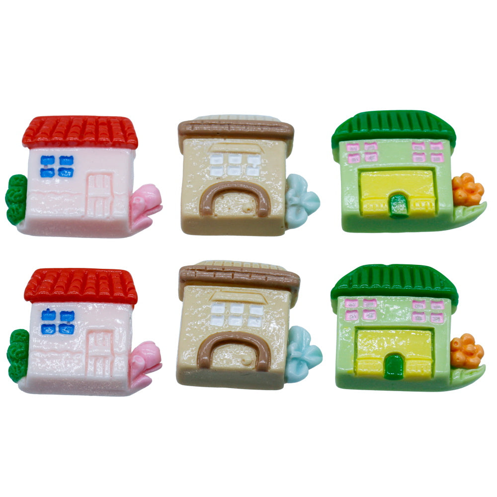 Gift To Love | Miniature Model House | Color : Mix Colour | Pcs : 6 Pcs | Code : MMAN-01