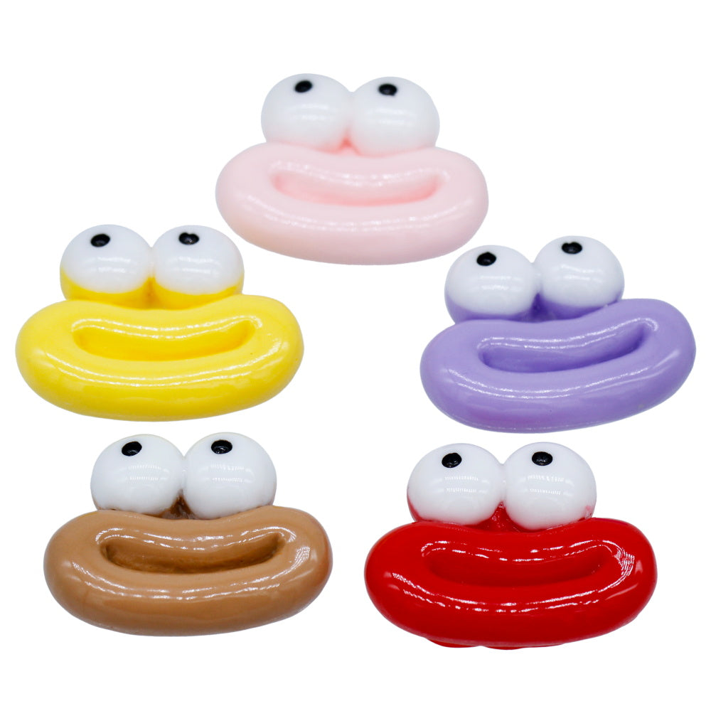 Gift To Love | Miniature Model Mouth Eyes | Color : Mix Colour | Pcs : 5 Pcs | Code : MMAN-04