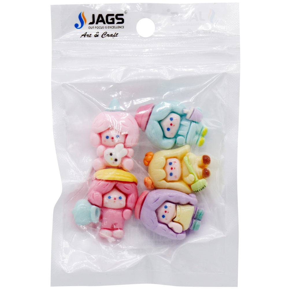 Gift To Love | Miniature Model Kids Girls | Color : Mix Colour | Pcs : 5 Pcs | Code : MMAN-16