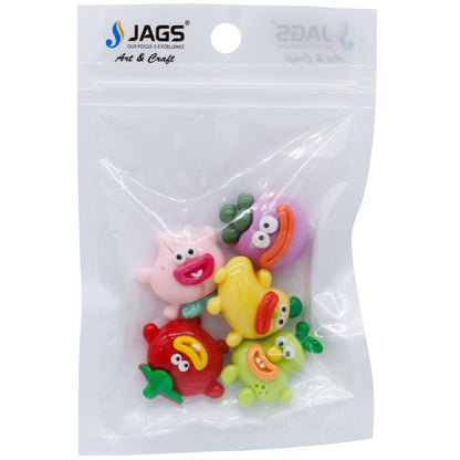 Gift To Love | Miniature Model Fruit | Color : Mix Colour | Pcs : 5 Pcs | Code : MMAN-18