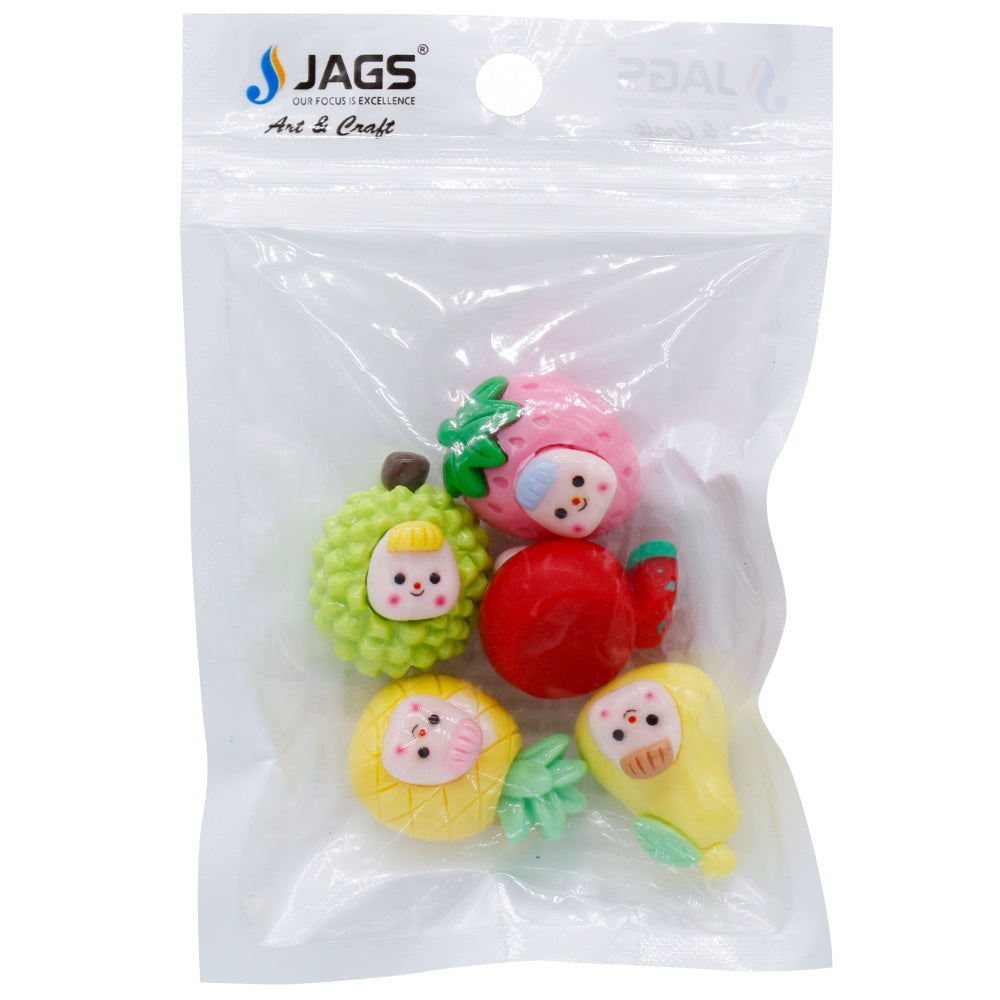 Gift To Love | Miniature Model Fruit | Color : Mix Colour | Pcs : 5 Pcs | Code : MMAN-19
