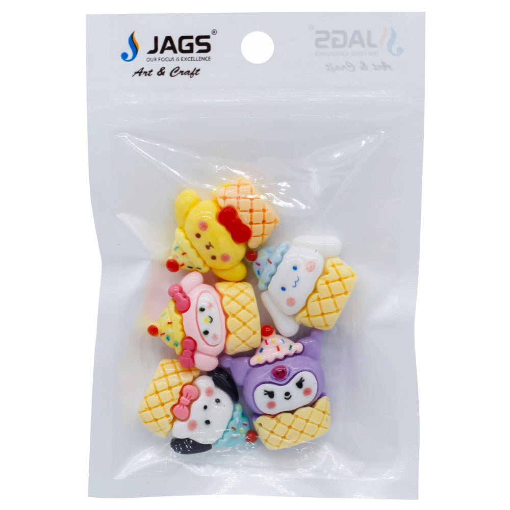 Gift To Love | Miniature Model Cup Cake Cartoon | Color : Mix Colour | Pcs : 5 Pcs | Code : MMAN-21