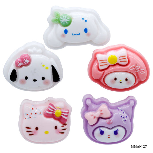 Gift To Love | Miniature Model Animal Cartoon | Color : Mix Colour | Pcs : 5 Pcs | Code : MMAN-27