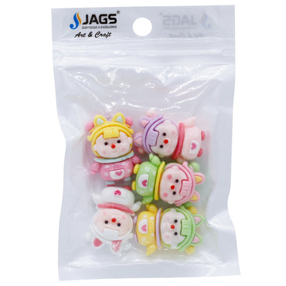 Gift To Love | Miniature Model Girls | Color : Mix Colour | Pcs : 5 Pcs | Code : MMAN-31