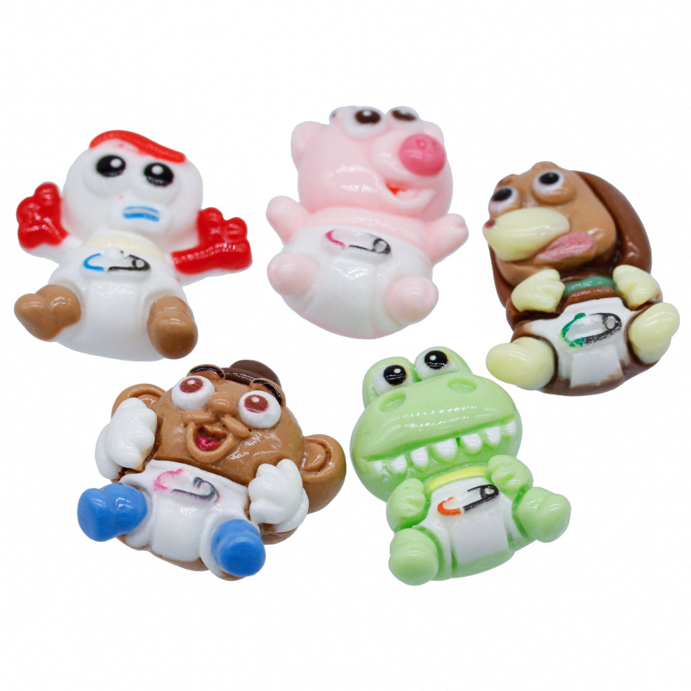 Gift To Love | Miniature Model Cartoon Animal | Color : Mix Colour | Pcs : 5 Pcs | Code : MMAN-32