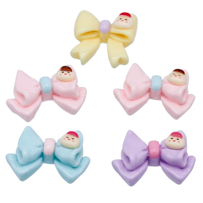 Gift To Love | Miniature Model Bow Tie Design | Color : Mix Colour | Pcs : 5 Pcs | Code : MMAN-34