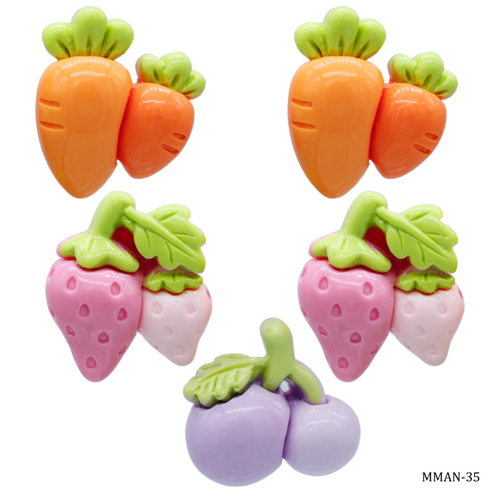 Gift To Love | Miniature Model Vegetable 2 In 1 | Color : Mix Colour | Pcs : 5 Pcs | Code : MMAN-35
