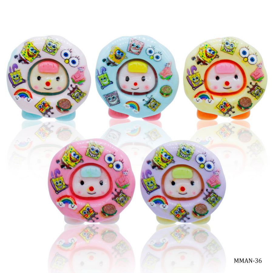 Gift To Love | Miniature Model Donut | Color : Mix Colour | Pcs : 5 Pcs | Code : MMAN-36