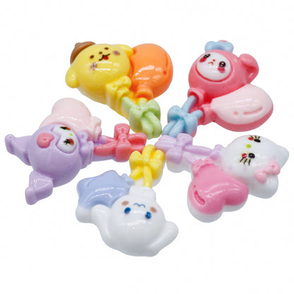 Gift To Love | Miniature Model Animal Hello Kitty | Color : Mix Colour | Pcs : 5 Pcs | Code : MMAN-39