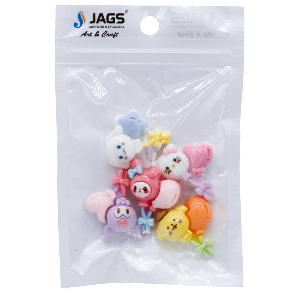 Gift To Love | Miniature Model Animal Hello Kitty | Color : Mix Colour | Pcs : 5 Pcs | Code : MMAN-39