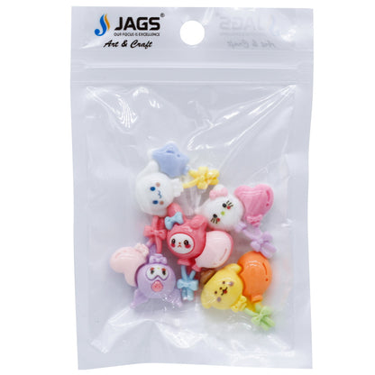 Gift To Love | Miniature Model Animal Hello Kitty | Color : Mix Colour | Pcs : 5 Pcs | Code : MMAN-39