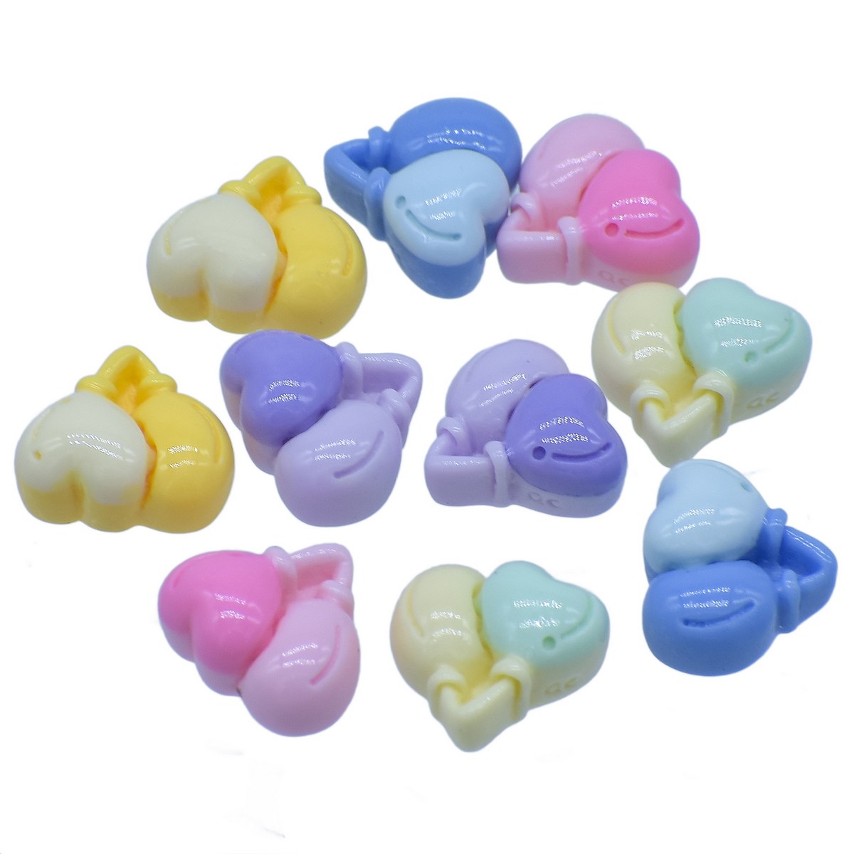 Gift To Love | Heart Love | Color : Mix Colour | Pcs : 10 Pcs | Code : MMAN-68