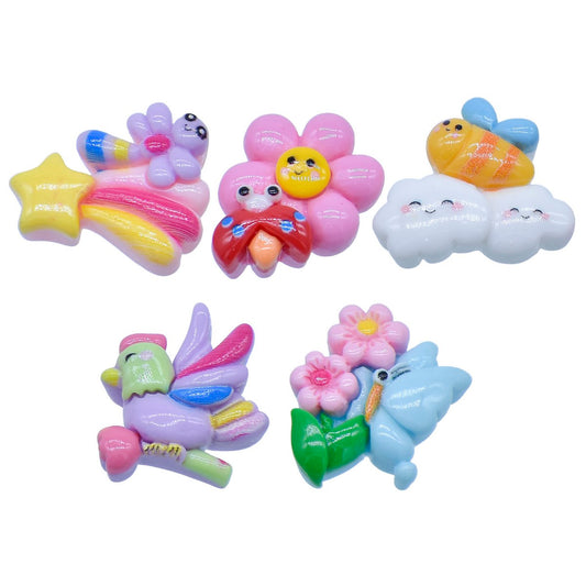 Gift To Love | Miniature Butterfly Mix | Color : Mix Colour | Pcs : 5 Pcs | Code : MMAN-76