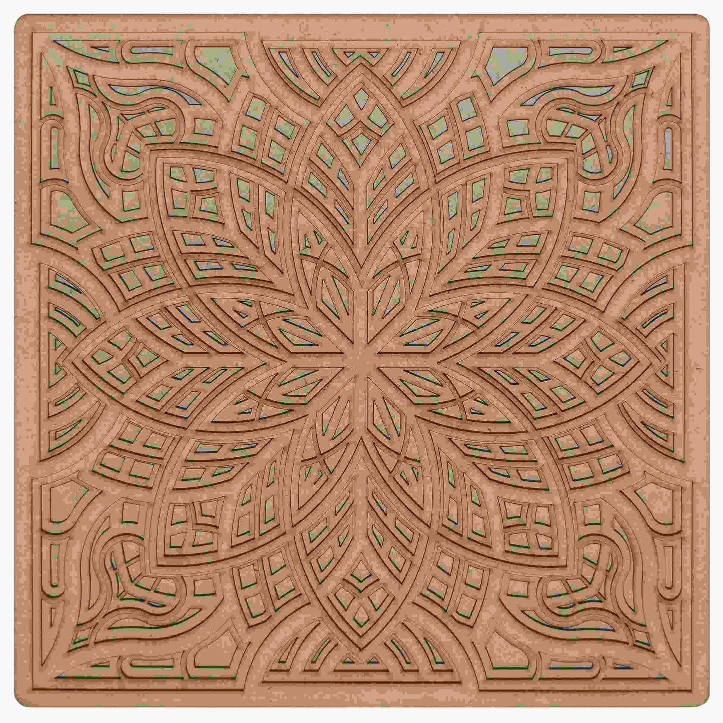 Gift To Love | Mdf Mandala Cutout | Size : 4 Mm X 12 X 12 Inch | Pcs : 4 Layer | Code : MMC400