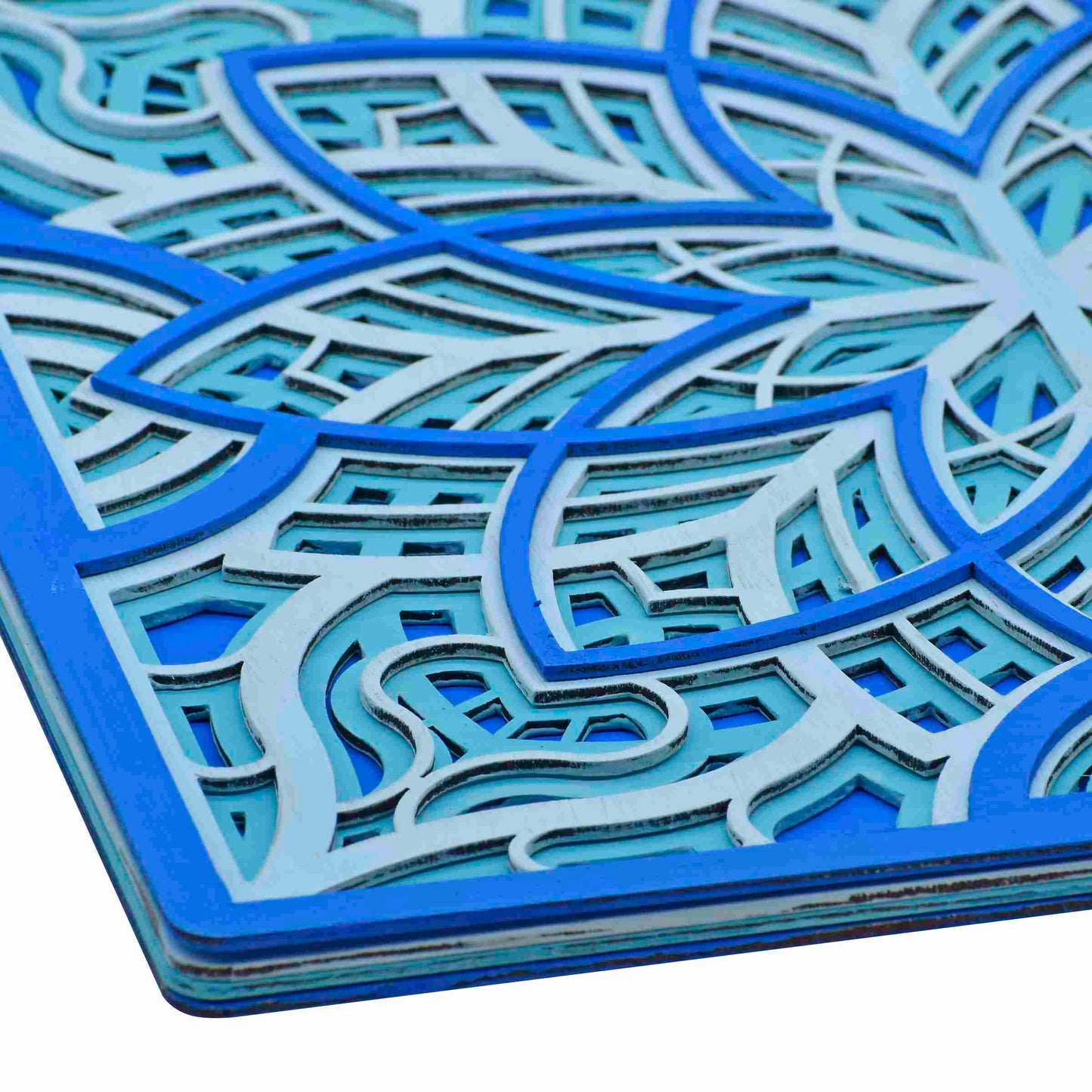 Gift To Love | Mdf Mandala Cutout | Size : 4 Mm X 12 X 12 Inch | Pcs : 4 Layer | Code : MMC400