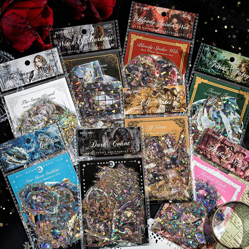 Gift To Love | Dark Whicher Series Deco Sticker | Pcs : 20 Pcs | Code : MMK06H242