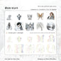 Gift To Love | Dark Whicher Series Deco Sticker | Pcs : 20 Pcs | Code : MMK06H242