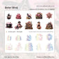Gift To Love | Dark Whicher Series Deco Sticker | Pcs : 20 Pcs | Code : MMK06H247