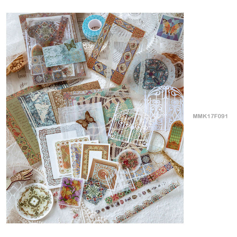 Gift To Love | Journal Paper Cutout And Stickers | Pcs : 30 Pcs | Code : MMK17F091