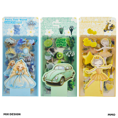 Gift To Love | Journal Sticker Pvc | Pcs : 6 Sheet | Code : MMO