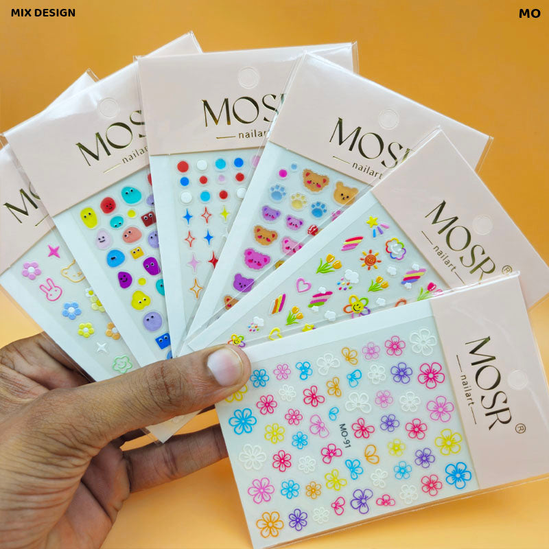 Gift To Love | 5D Creative Nail Stickers | Code : MO