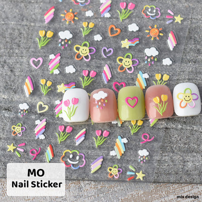 Gift To Love | 5D Creative Nail Stickers | Code : MO