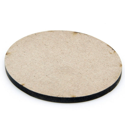 Gift To Love | Mdf Plate Round | Size : 3 X 3 4 Mm | Pcs : 4 Pcs | Code : MPR300
