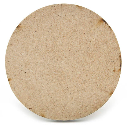 Gift To Love | Mdf Plate Round | Size : 3 X 3 4 Mm | Pcs : 4 Pcs | Code : MPR300