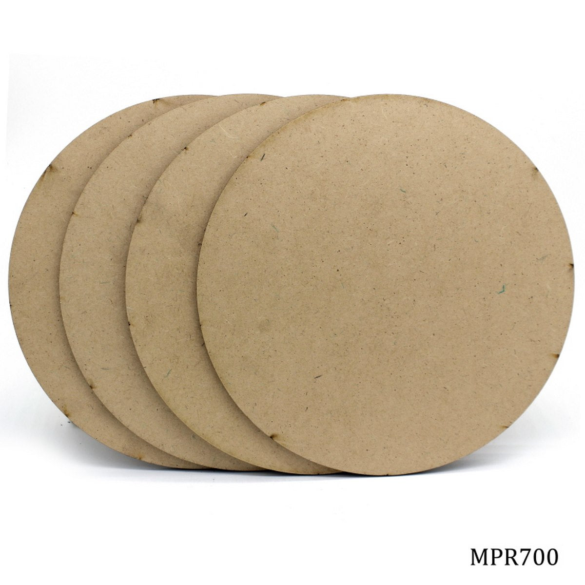 Gift To Love | Mdf Plate Round | Size : 7 X 7 4 Mm | Pcs : 4 Pcs | Code : MPR700