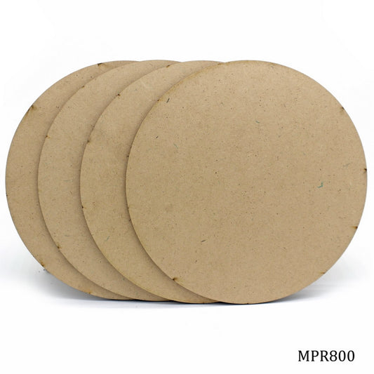 Gift To Love | Mdf Plate Round | Size : 8 X 8 4 Mm | Code : MPR800