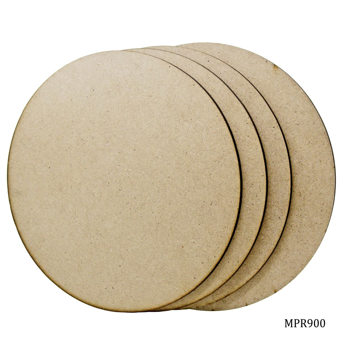 Gift To Love | Mdf Plate Round | Size : 9 X 9 4 Mm | Code : MPR900