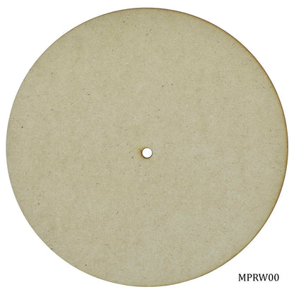 Gift To Love | Mdf Plate Round With Hole | Size : 10 Inch 4 Mm | Code : MPRW00@OLD