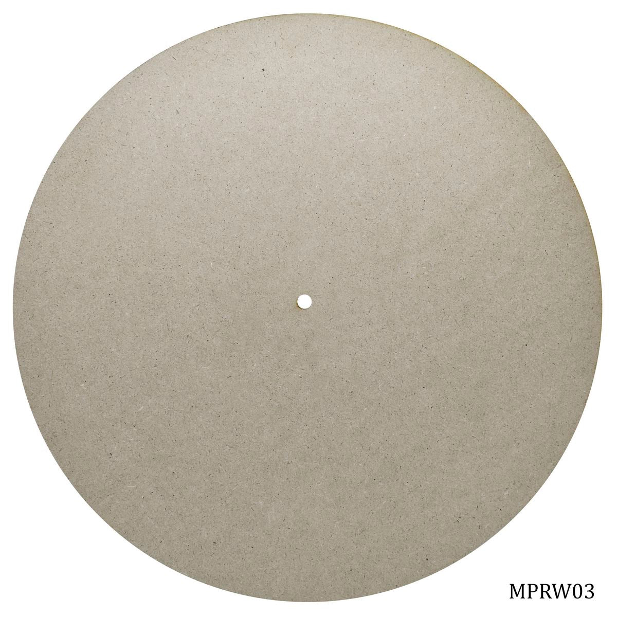 Gift To Love | Mdf Plate Round With Hole | Size : 16 Inch 4 Mm | Code : MPRW03@OLD