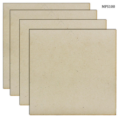 Gift To Love | Mdf Plate Square | Size : 10 X 10 4 Mm | Code : MPS100