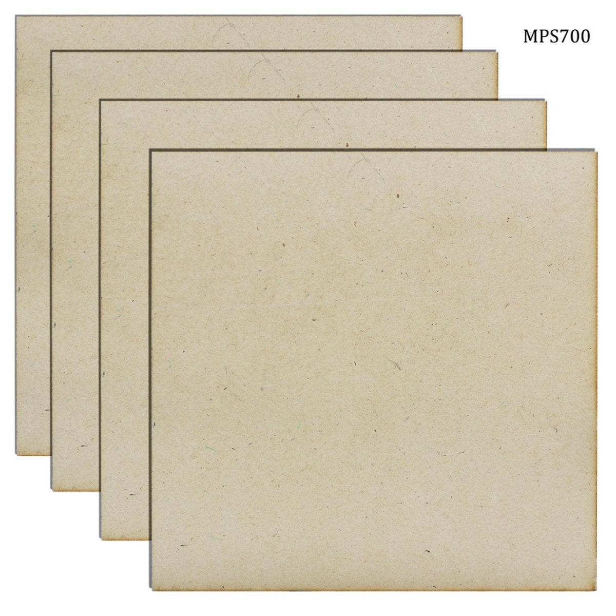 Gift To Love | Mdf Plate Square | Size : 7 X 7 4 Mm | Pcs : 4 Pcs | Code : MPS700