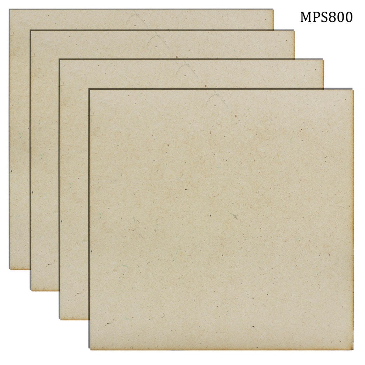 Gift To Love | Mdf Plate Square | Size : 8 X 8 4 Mm | Pcs : 4 Pcs | Code : MPS800