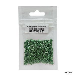 Gift To Love | Metallic Resin Stones | Pcs : 10 Gm | Code : MR1017