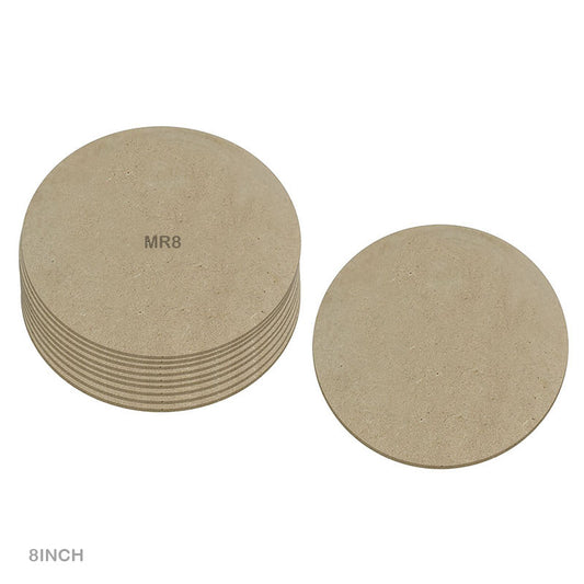 Gift To Love | Mdf Round | Size : 8 Inch | Pcs : 10 Pcs | Code : MR8