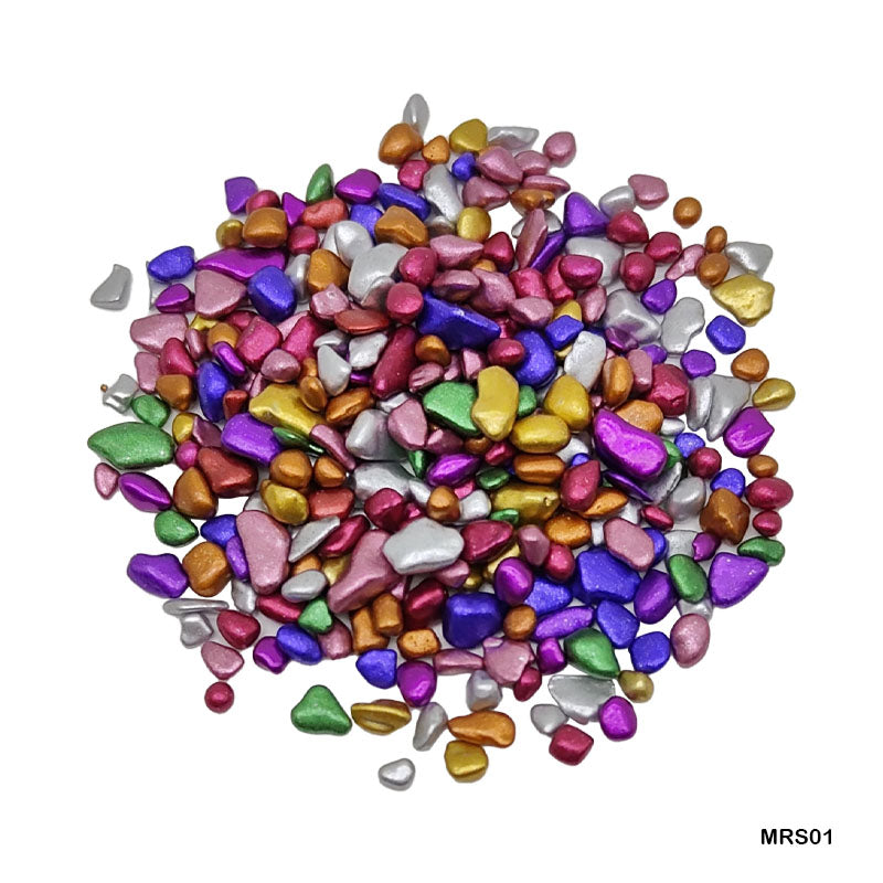 Mrs01 Metallic Resin Stones 450Gm-Gift To Love-Art & Craft