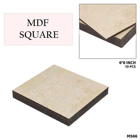 Gift To Love | Mdf Square | Size : 6 X 6 | Pcs : 10 Pcs | Code : MS66