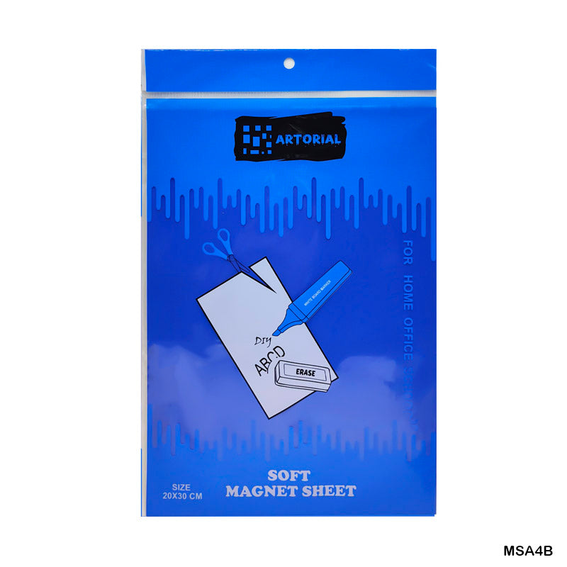 Gift To Love | Magnet Sheet A4 | Color : Blue | Size : 20 Cm X 30 Cm | Code : MSA4B