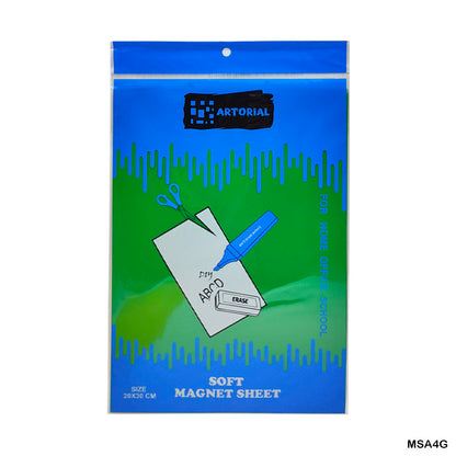 Gift To Love | Magnet Sheet A4 | Color : Green | Size : 20 Cm X 30 Cm | Code : MSA4G