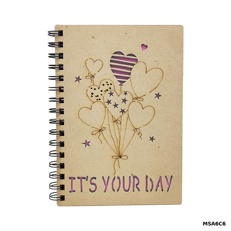 Mdf Spiral Notebook Msa6C6 A/6
