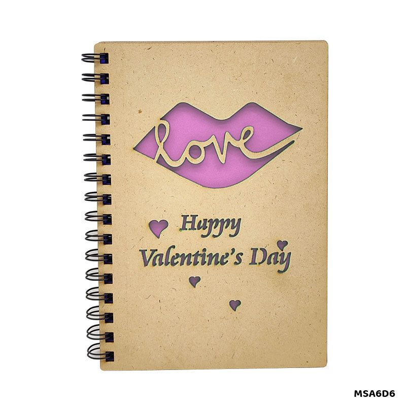 Mdf Spiral Notebook Msa6D6 A/6